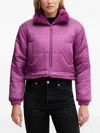 Save The Duck Reversible Jacket In Purple