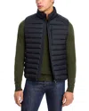Save The Duck Rhus Quilted Vest In Blue Black