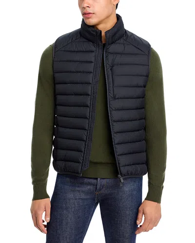 Save The Duck Rhus Quilted Vest In Blue Black