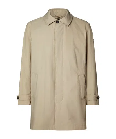 Save The Duck Rhys Shell Raincoat In Nude