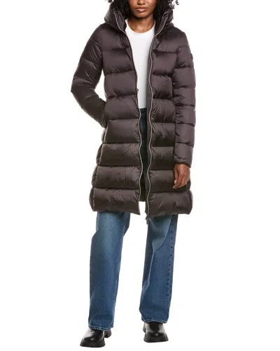 Save The Duck Rita Long Jacket In Black