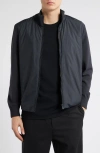 Save The Duck Rogy Mixed Media Jacket In Black