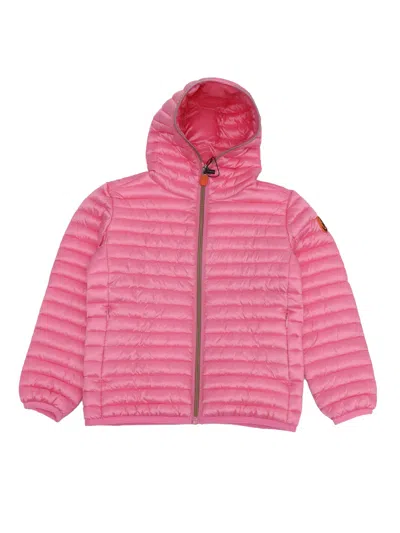 Save The Duck Kids' Rosy Hooded Jacket In Pink