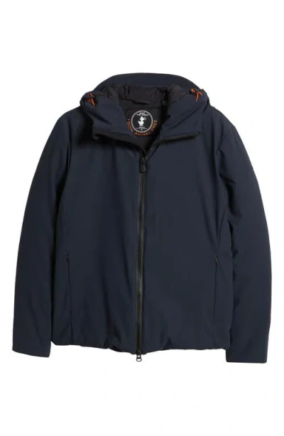 Save The Duck Sabal Water Resistant Hooded Jacket In Blue Black