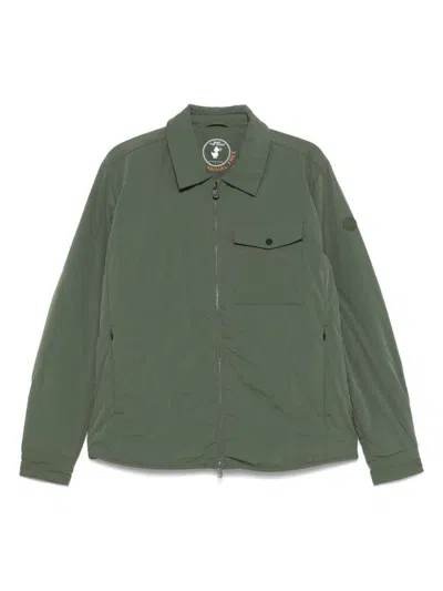 SAVE THE DUCK SAGE GREEN ZIP JACKET