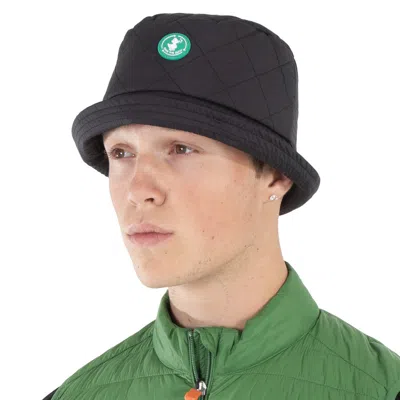 Save The Duck Salix Logo Padded Hat In Black