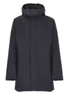 Save The Duck Dark Blue Regular Fit Trench Coat