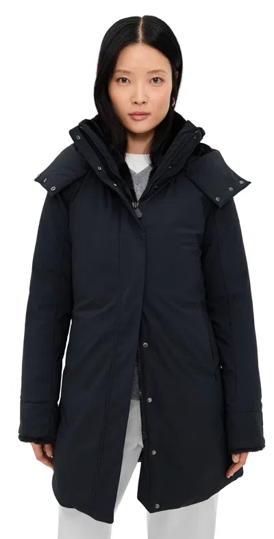 Save The Duck Samantha Coat Black In Multi
