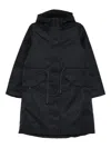 Save The Duck Joel Drawstring-waist Hooded Jacket In Black