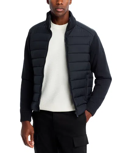 Save The Duck Sedum Quilted Jacket In Blue Black