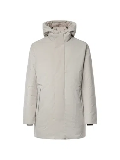 Save The Duck Sesle Hooded Padded Coat In White