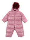 Save The Duck Shell Hooded Suit In Pink