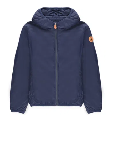 Save The Duck Kids' Shilo Padded Jacket In Blue