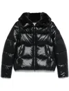 Save The Duck Biddy Puffer Jacket In Black