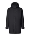 Save The Duck Sid Zipped Coat In Black