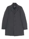 Save The Duck Single-breasted Coat In Gray