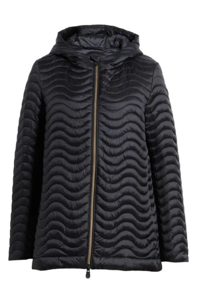 Save The Duck Sirena Water Repellent Puffer Jacket In Black