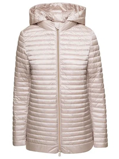Save The Duck Sleek Women's Jacket -  Collection In Sand