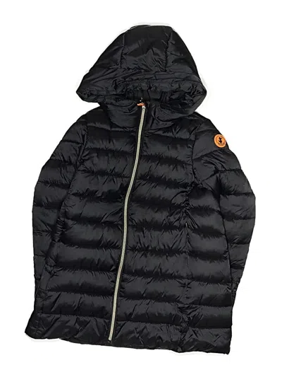 Pre-owned Save The Duck Kids' Snow Jacket In Black