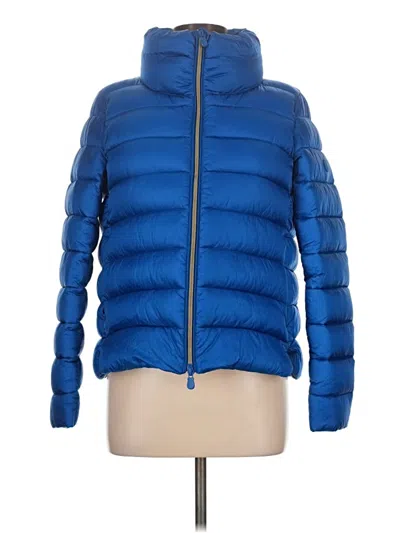 Pre-owned Save The Duck Snow Jacket In Blue