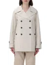 Save The Duck Trench Coat  Woman Color Yellow Cream
