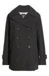 Save The Duck Sofi Water Resistant Trench Coat In Black