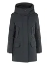 Save The Duck Soleil Hooded Parka In Gray