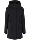 Save The Duck Soleil Parka Coat In Black