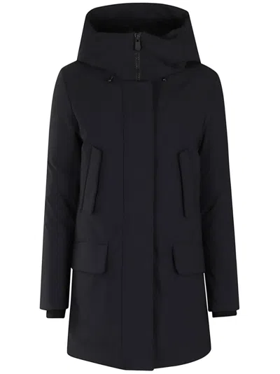 Save The Duck Soleil Parka Coat In Black