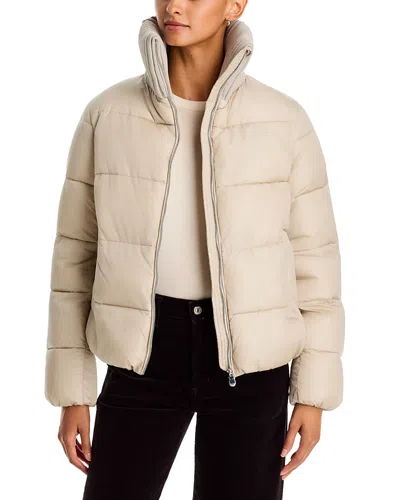Save The Duck Soy Knit Collar Puffer Coat In Multi