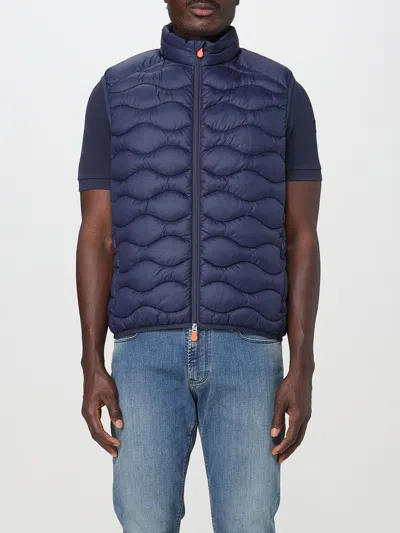 Save The Duck Suit Vest  Men Color Blue