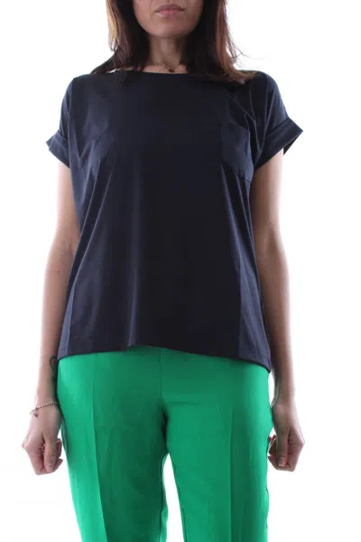 Save The Duck T-shirt Woman  Dt4220w Lome16 Victoria 90000 In Blue