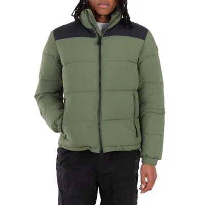 Save The Duck Taxus Padded Puffer Jacket In Green