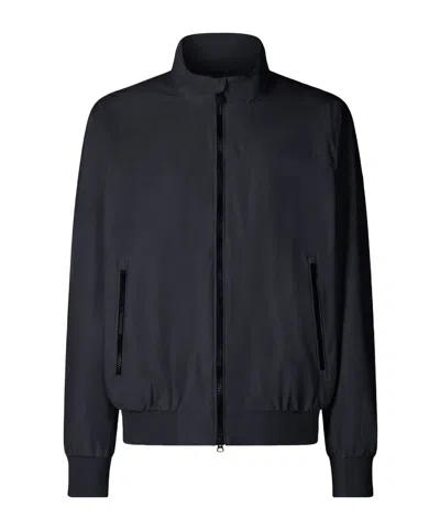 Save The Duck Tech Waterproof Bomber Jacket In Black