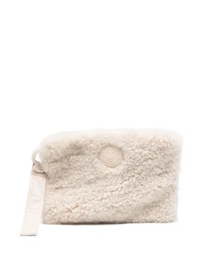 Save The Duck Textured Make-up Bag In Neutral