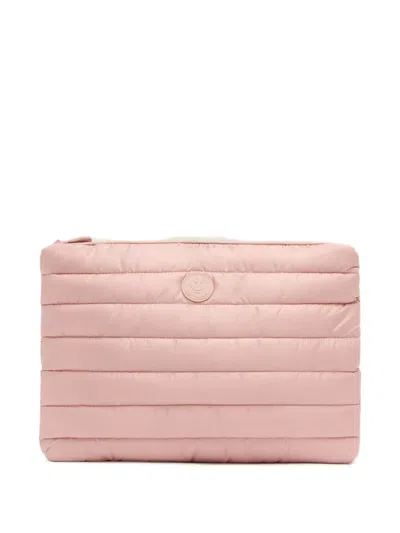 Save The Duck Thalassa Quilted Clutch Bag In Pink