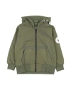 Save The Duck Toddler Boy Sweatshirt Military Green Size 4 Cotton, Polyester In Green
