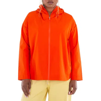 SAVE THE DUCK TRAFFIC RED DAWA HOOD WINDBREAKER JACKET