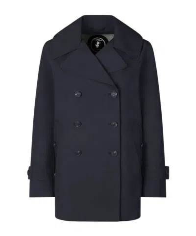 Save The Duck Trench Donna Sofi Blu Nero In Blue