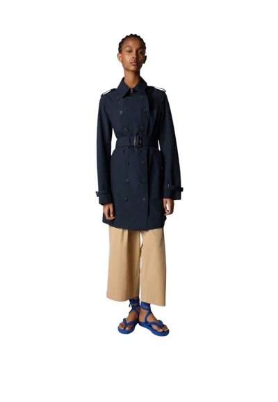 Save The Duck Trench Woman  D43090w-blu Audrey