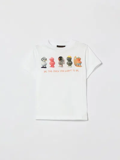 Save The Duck Kids' Tシャツ  ボーイ カラー ホワイト In White