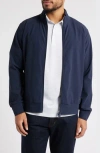 Save The Duck Tulio Front Zip Water Resistant Jacket In Black