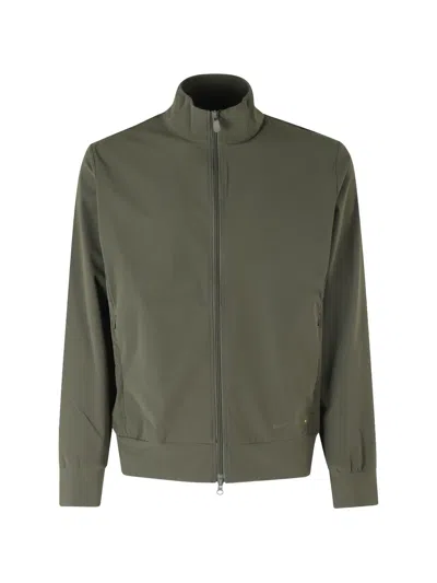 Save The Duck Tulio High-neck Zip-up Jacket In Green