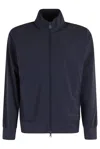 Save The Duck Tulio Front Zip Water Resistant Jacket In Blue