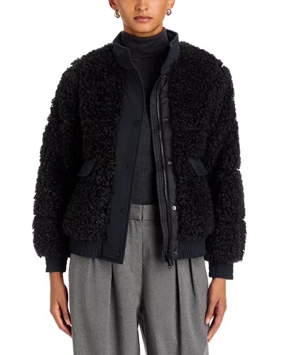 Save The Duck Valery Faux Fur Jacket In Black