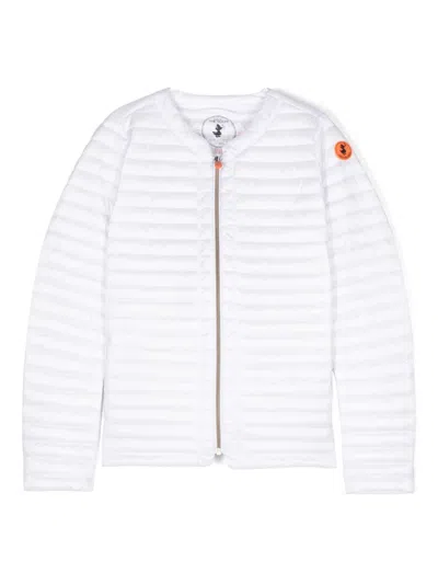 Save The Duck Kids' Vela Puffer Jacket In White