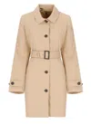 Save The Duck Beige Verve Raincoat In Neutral