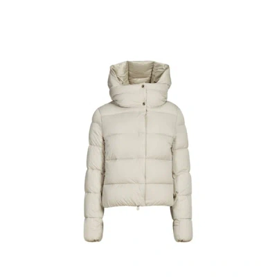 Save The Duck Veste Matelassée À Capuche Amovible In Neutral
