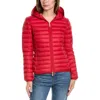 Save The Duck Vicky Puffer Jacket In Tango Red In Red
