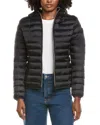 Save The Duck Vicky Short Hooded Basic Jacket In Black